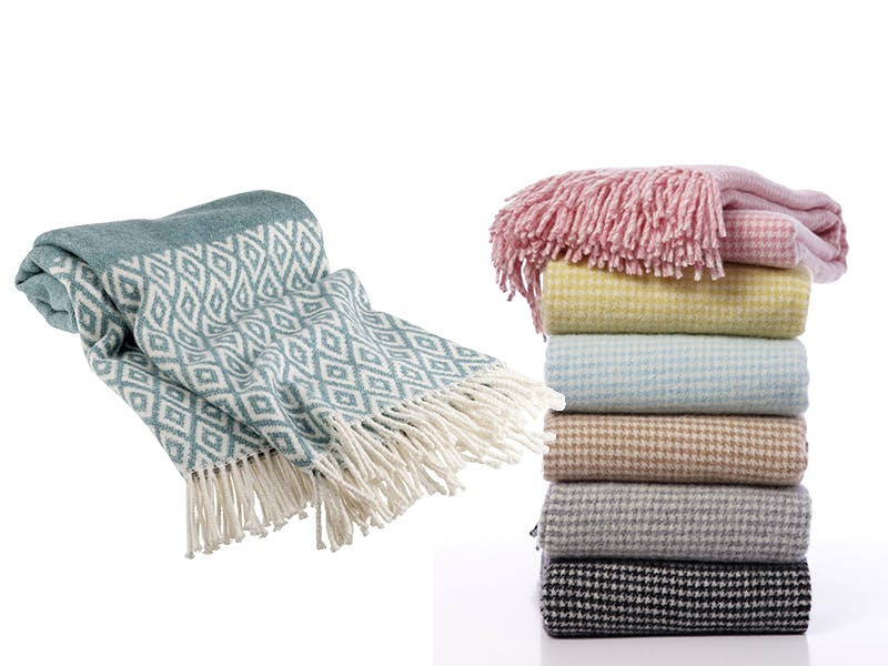 Pledd i friske farger Pledd i friske farger